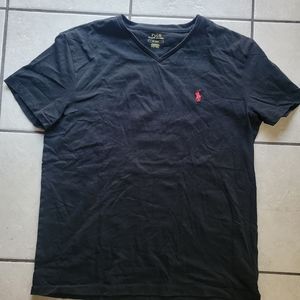 POLO RALPH LAUREN mens v neck tshirt size M
